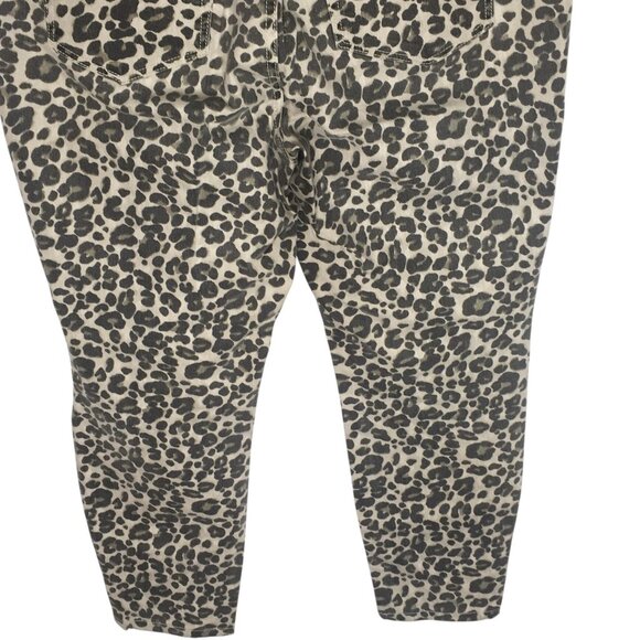 Ann Taylor LOFT Modern Skinny Jeans Womens 31/12 Leopard Print Stretch Denim - Picture 12 of 16